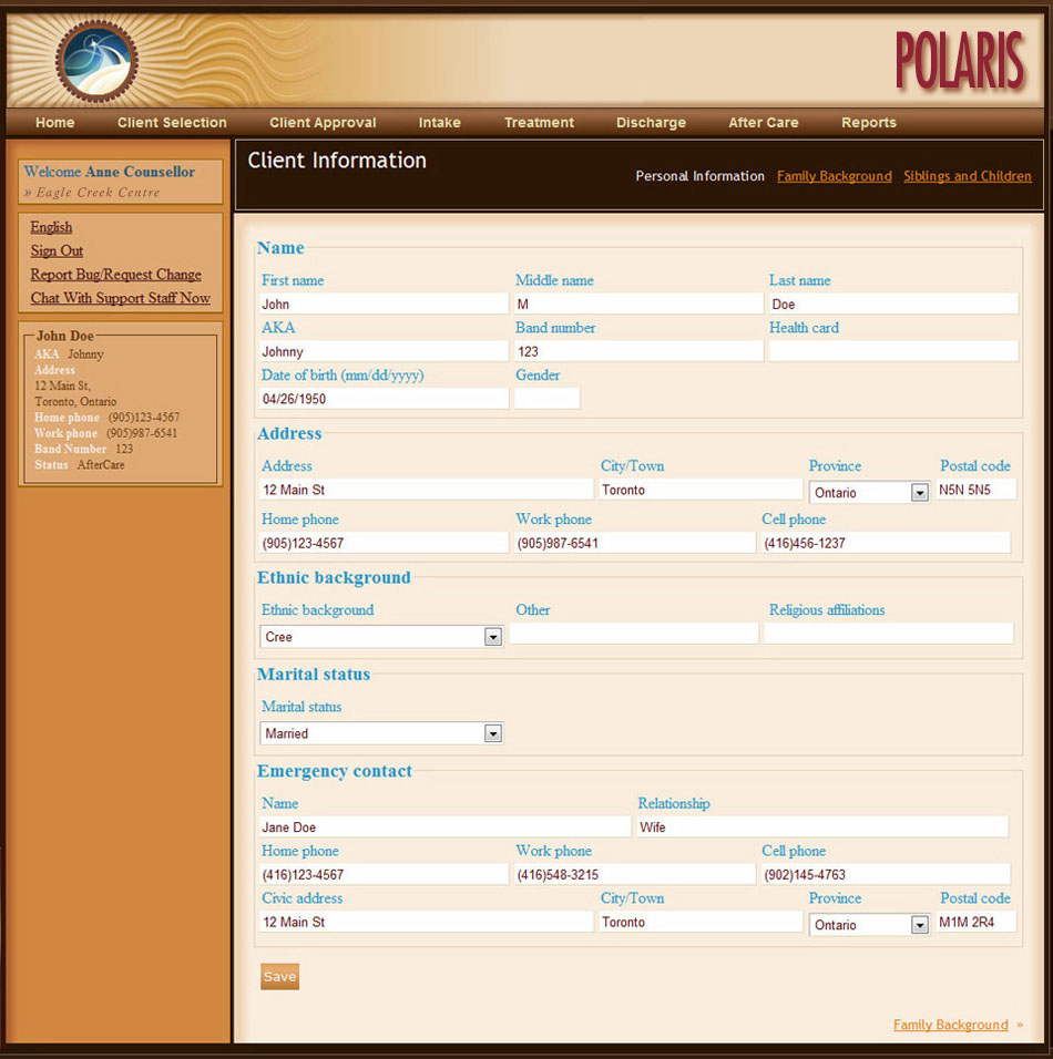 Polaris Website